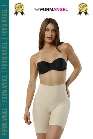 #Korse Lazer Kesim İz Göstermeyen Kaymaz Toparlayıcı Sıkılaştırıcı Paçalı Hayalet Korse - 4 Adet