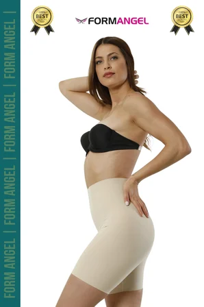 #Korse Lazer Kesim İz Göstermeyen Kaymaz Toparlayıcı Sıkılaştırıcı Paçalı Hayalet Korse - 3 Adet