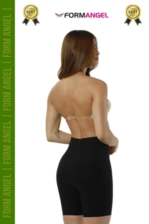 #Korse Lazer Kesim İz Göstermeyen Kaymaz Toparlayıcı Sıkılaştırıcı Paçalı Hayalet Korse - 1 Adet