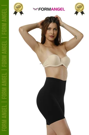 #Korse Lazer Kesim İz Göstermeyen Kaymaz Toparlayıcı Sıkılaştırıcı Paçalı Hayalet Korse - 1 Adet