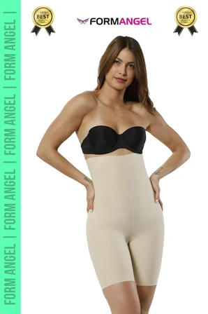 #Korse İz Göstermeyen Kaymaz Lazer Kesim Toparlayıcı Rahat Yüksek Bel Hayalet Slip Korse - 3 Adet