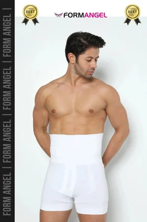 #BoxerKorse Göbek Düzleştirici Bel Basen Toparlayıcı Sıkılaştırıcı Duble Erkek Boxer Korse - 5 Adet
