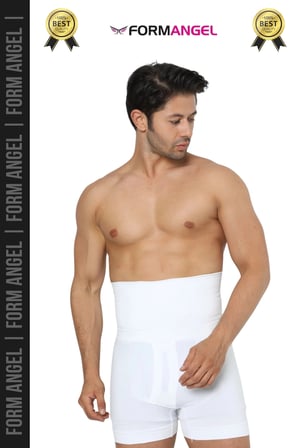 #BoxerKorse Göbek Düzleştirici Bel Basen Toparlayıcı Sıkılaştırıcı Duble Erkek Boxer Korse - 2 Adet