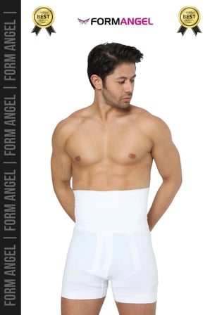 #BoxerKorse Göbek Düzleştirici Bel Basen Toparlayıcı Sıkılaştırıcı Duble Erkek Boxer Korse - 1 Adet
