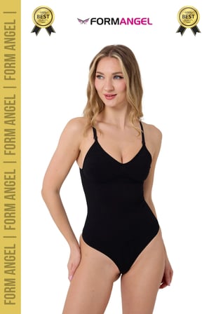 #Korse İz Bırakmayan Kaymaz Seamless Toparlayıcı Dikişsiz Kadın Çıtçıtlı String Body Korse - 5 Adet