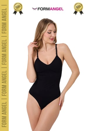 #Korse İz Bırakmayan Kaymaz Seamless Toparlayıcı Dikişsiz Kadın Çıtçıtlı String Body Korse - 5 Adet