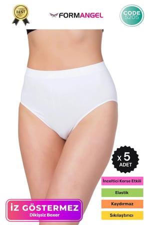 #BatoKorse Seamless Karın Toparlayıcı Sıkılaştırıcı Kadın Dikişsiz Yüksek Bel Bato Korse - 5 Adet