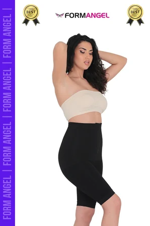 #Korse Yüksek Bel Karın Mide Toparlayıcı Popo Sıkılaştırıcı Paçalı Kadın Agraflı Korse - 5 Adet