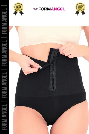 #Korse Vücut Şekillendiren Toparlayıcı Kaymaz Agraflı Yüksek Bel Slip Kadın Külot Korse - 4 Adet