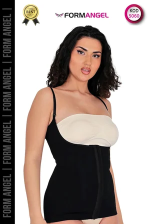 #Korse Vücut Şekillendiren Toparlayıcı Kadın Göğüs Altı Askılı Agraflı Bel Korse - 2 Adet