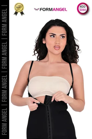#Korse Vücut Şekillendiren Toparlayıcı Kadın Göğüs Altı Askılı Agraflı Bel Korse - 2 Adet