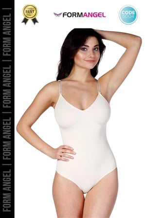 #korse lazer kesim seamless i̇z göstermeyen toparlayıcı kaymayan çıtçıtlı slip body korse - 4 adet