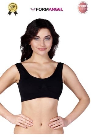#Büstiyer Dikişsiz Seamless Kadın Esnek Yumuşak Kumaş Kalın Askılı Pedli Spor Büstiyer - 1 Adet