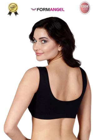 #Büstiyer Dikişsiz Seamless Kadın Esnek Yumuşak Kumaş Kalın Askılı Pedli Spor Büstiyer - 1 Adet