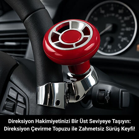 Polham Direksiyon Çevirme Simit Topuzu - Tüm Araçlara Uyumlu - Sağlam Tutuş - Konforlu ve Güvenli
