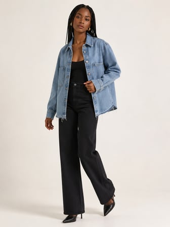 Amora Denim Gömlek  M/L Blue
