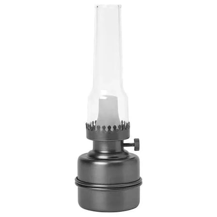 IKEA STRÅLA dekoratif aydınlatma , koyu gri, 19 cm, PİLLİ 