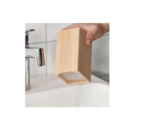 IKEA STEGESUND diş fırçalık , açık bambu, 12 cm 