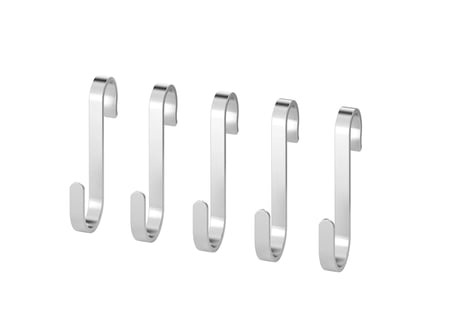 IKEA KUNGSFORS kanca , paslanmaz çelik, 5 adet 