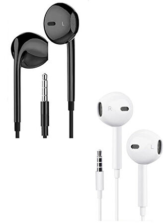 Xiaomi Mi 10T Lite - Note 10 Lite Uyumlu Kulaklık 3.5mm Jak Girişli Kablolu