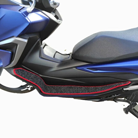 Motosiklet Aksesuar Koruyucu Paspas SYM Joymax 250i(Joymax 250i ABS Joymax Z 250 Joymax Z Plus 250) Uyumlu Kırmızı Kenar Overloklu