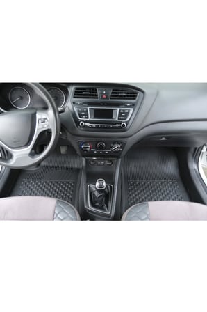 Sahler Hyundai Bayon 2021+ Uyumlu 4.5D Premium Havuzlu Paspas Ve Liner Marka 3D Bagaj Havuzu