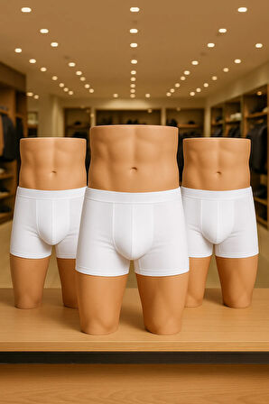 Erkek İç Giyim Pamuklu & Likralı 3 Adet Boxer LL.IL00.KE07.31