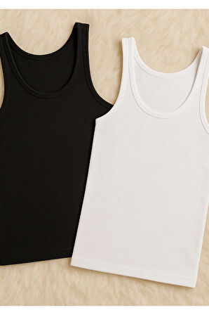 Erkek Giyim Modal & Pamuklu 2 Adet Atlet LL.IL11.KE002.001