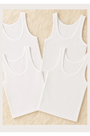 Erkek Giyim Modal & Pamuklu 4 Adet Atlet LL.IL11.KE004.001