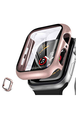 Apple Watch 44 Mm 360 Derece Koruyucu Kılıf Siyah