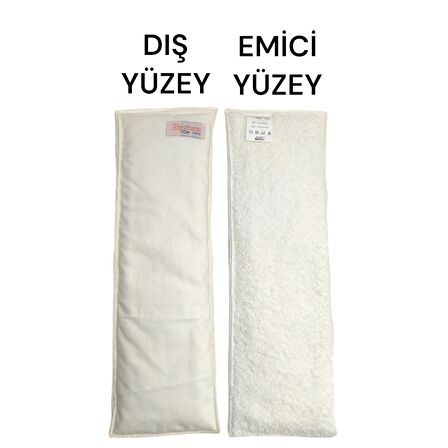 BEZHANE 8 Katlı Yıkanabilir Bebek Pedi Kapiçino Krem 2 Numara