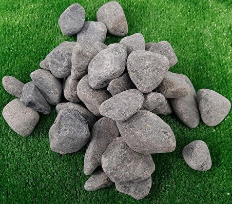 Bazalt Taşı 1 Kg 2-4 Cm Siyah Taş Siyah Dolomit Taşı Dere T