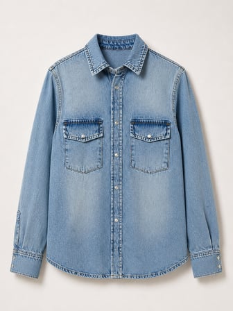 Selena Denim Gömlek XS/S Blue