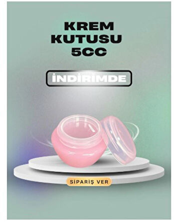 10 Adet Pembe Krem Koyma Kutusu 5 Cc