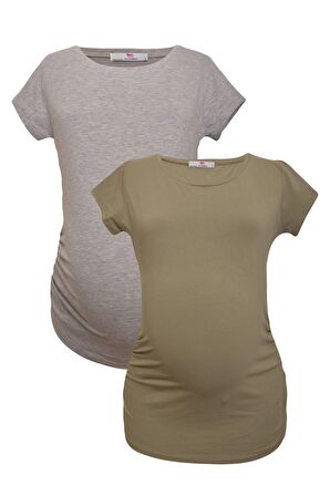 LuvmaBelly MYRA2017_2012 Hamile tshirt seti