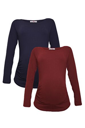 LuvmaBelly MYRA2302_2303 Hamile tshirt seti