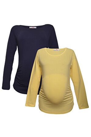LuvmaBelly MYRA2309_2302 Hamile tshirt seti