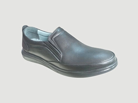 BİCANS B-1091 ERKEK DERİ COMFORT KAUÇUK TABAN AYAKKABI