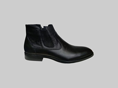 CASTLE BLACK CB-31320-1 ERKEK HAKİKİ DERİ KLASİK BOT SİYAH
