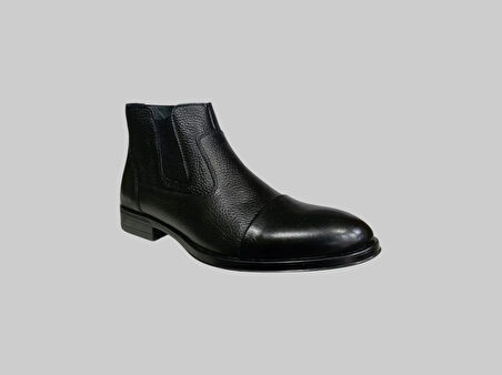 CASTLE BLACK CB-31321-1 ERKEK HAKİKİ DERİ KLASİK BOT SİYAH