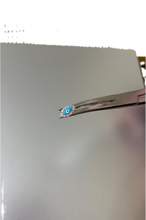 MAVİ GÖZ NAZAR BONCUĞU TRAGUS PİERCİNG