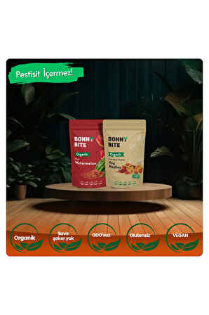 ORGANİK KURUTULMUŞ KARPUZ & ÇITIR KARIŞIK SEBZE İKİLİ PAKETİ