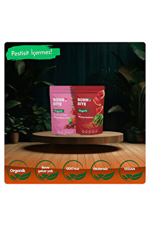 ORGANİK ÇITIR ÇİLEK & KURUTULMUŞ KARPUZ İKİLİ PAKETİ