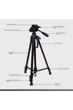Tripot Ayak  profesyonel Çok Fonksiyonlu 170 cm Telefon Ve Kamera Tutucu Tripod Standı