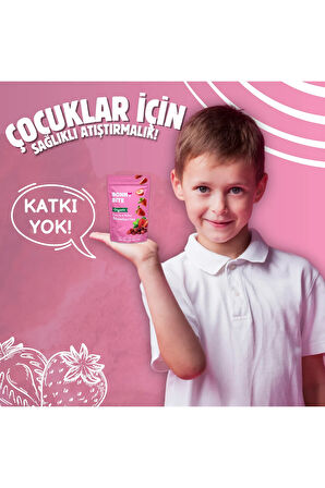 KURUTULMUŞ ÇITIR ÇİLEK ATIŞTIRMALIĞI 10'LU PAKET (18GR*10)