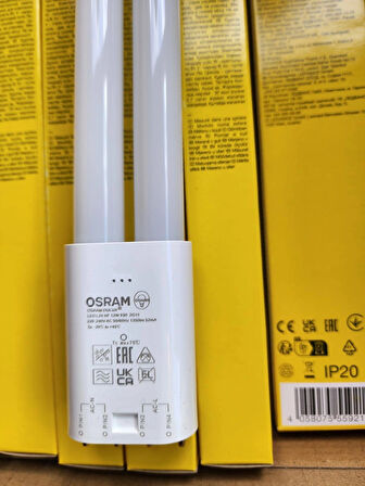 Osram LED Pll 12W Ilık Beyaz 3000K 4 Pin 2G11 220V Ampul (50 ADET)