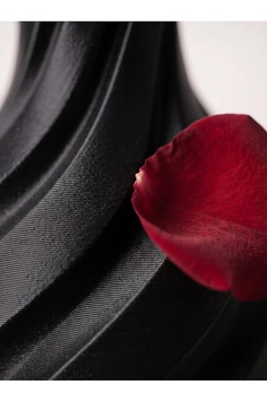 Aura Vazo 20cm - Modern Estetik Tasarım Dekoratif Ev Ofis Salon Dekorasyonu İçin Şık Obje - Minimalist Tasarım Çiçeklik Masa Üstü Süs Eşyası