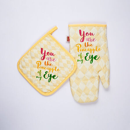 Maxstyle Pineapple 5 Parça Mutfak Seti