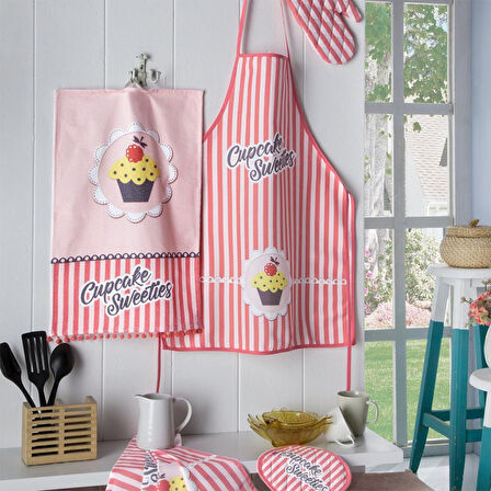 Maxstyle Cupcakes 5 Parça Mutfak Seti