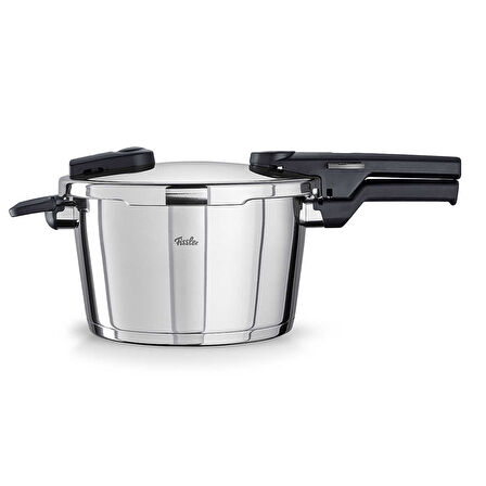 Fissler Vitaquick Glossy 4,5 Litre Düdüklü Tencere + Tava Set